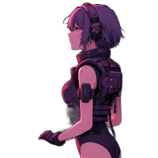 robot, dress, weapon, jacket transparent PNG cut-out
