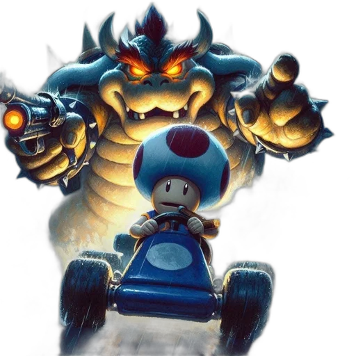 car, concept art, fantasy art, pixel art transparent PNG cut-out