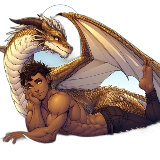 dragon, fantasy art, concept art, pixel art transparent PNG cut-out