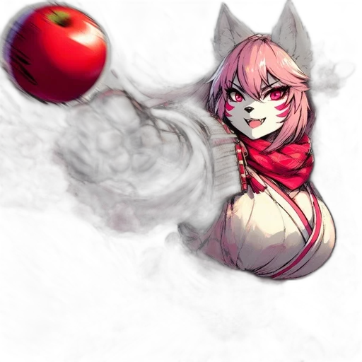 staff, mask, creature, weapon transparent PNG cut-out