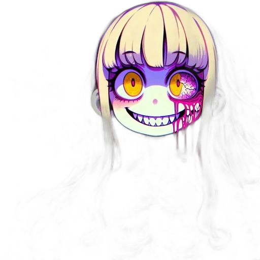mask, face, creature, pixel art transparent PNG cut-out