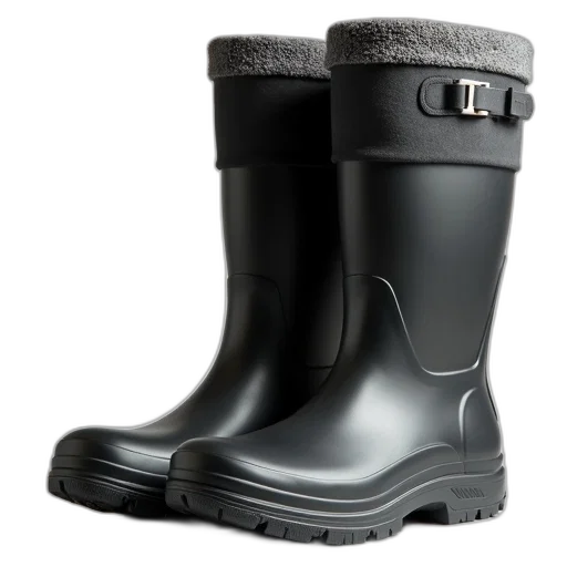 shoes, men, rubber, rain transparent PNG cut-out