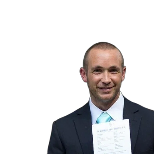 staff, man, suit, tie transparent PNG cut-out