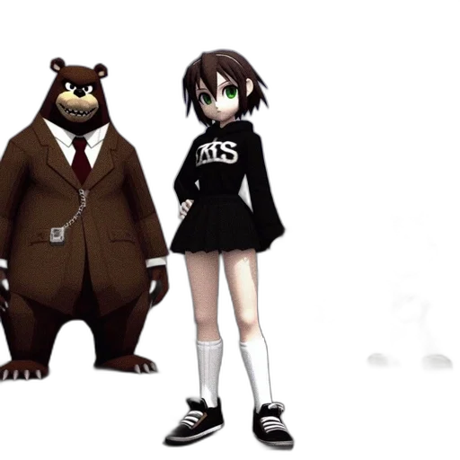concept art, 3d render, pixel art, cartoon transparent PNG cut-out