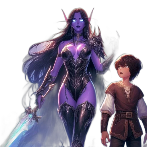 fantasy art, concept art, comic book art, pixel art transparent PNG cut-out