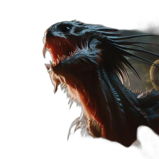 dragon, creature, animal, mask transparent PNG cut-out