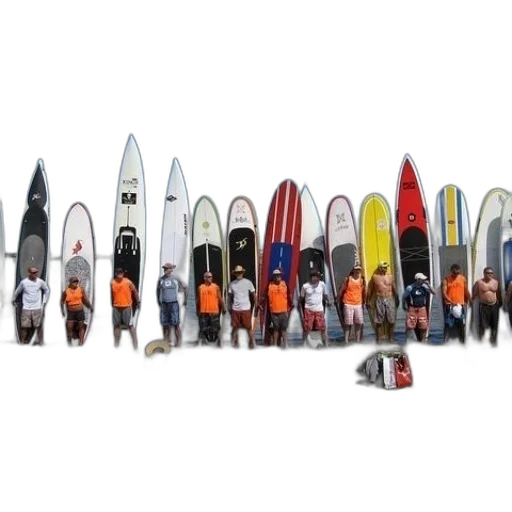 weapon, staff, group, surfers transparent PNG cut-out