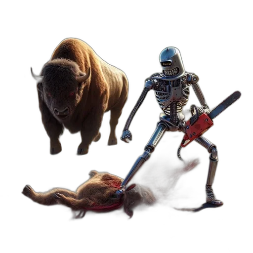 animal, robot, weapon, creature transparent PNG cut-out