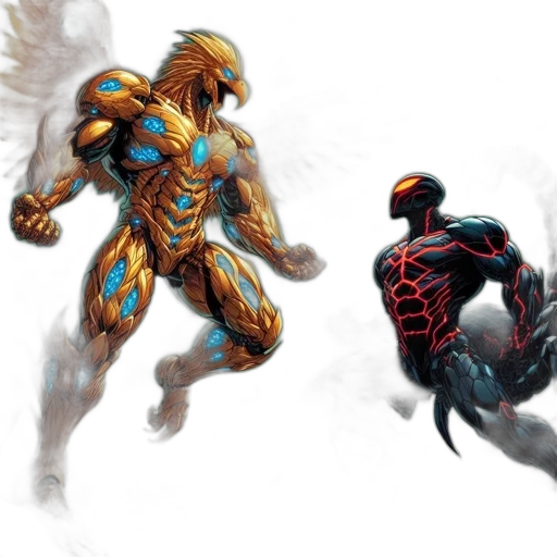 concept art, comic book art, fantasy art, pixel art transparent PNG cut-out