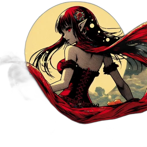 dress, mask, fantasy art, concept art transparent PNG cut-out
