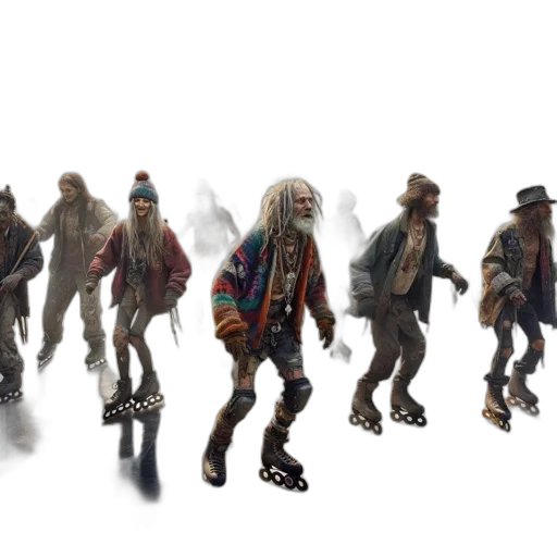 concept art, 3d render, cyberpunk, fantasy art transparent PNG cut-out