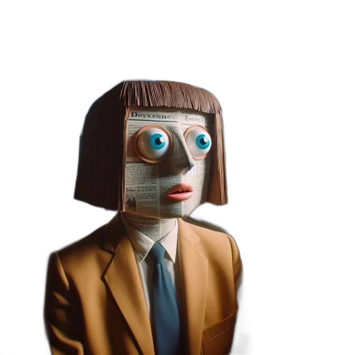robot, mask, face, jacket transparent PNG cut-out