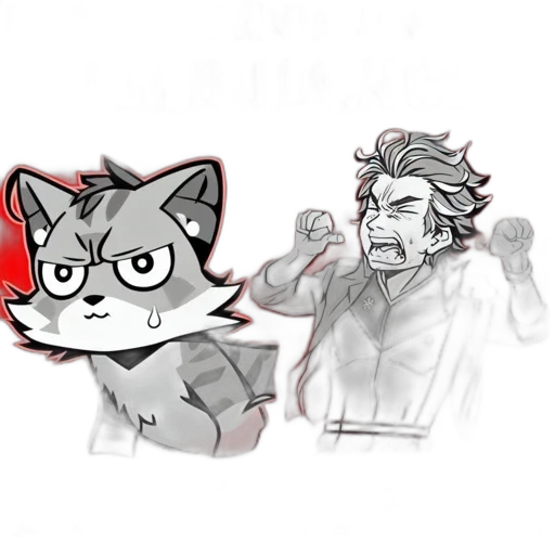 concept art, cartoon, anime, comic book art transparent PNG cut-out