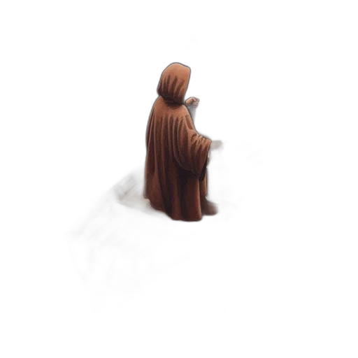 dress, bottle, creature, staff transparent PNG cut-out