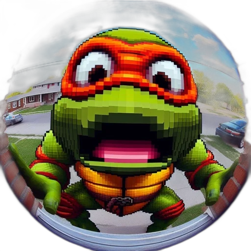 creature, pixel art, 3d render, concept art transparent PNG cut-out
