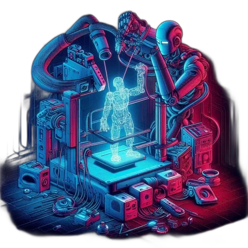 robot, furniture, jacket, sword transparent PNG cut-out