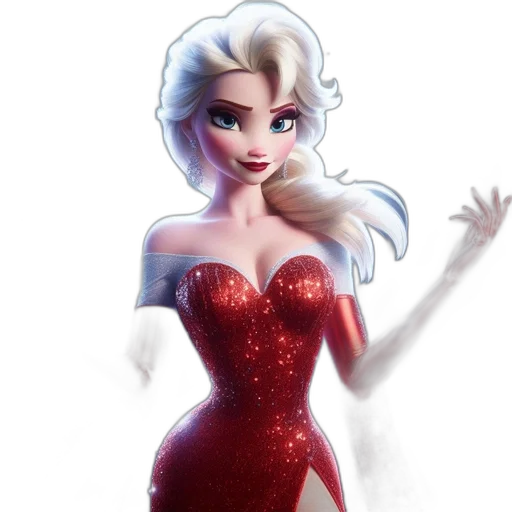 dress, cartoon, concept art, fantasy art transparent PNG cut-out
