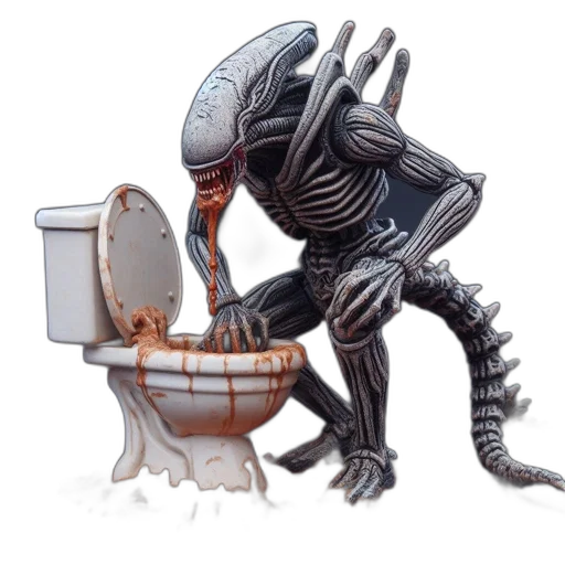 creature, robot, animal, concept art transparent PNG cut-out