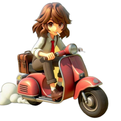 car, jacket, concept art, 3d render transparent PNG cut-out