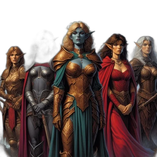 fantasy art, concept art, comic book art, pixel art transparent PNG cut-out