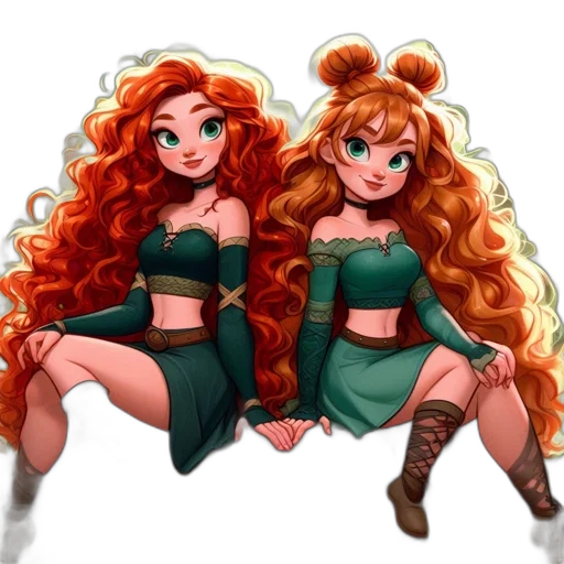 hair, concept art, cartoon, fantasy art transparent PNG cut-out