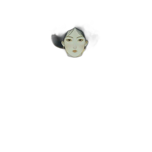 face, mask, creature, staff transparent PNG cut-out