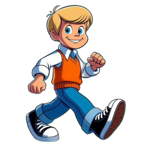 robot, staff, jacket, cartoon transparent PNG cut-out