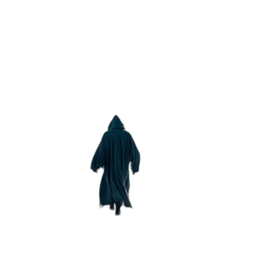 dress, jacket, creature, mask transparent PNG cut-out