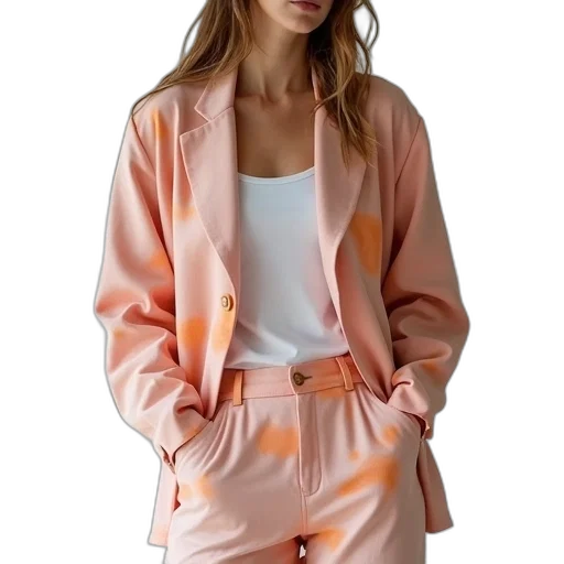 jacket, dress, pastel, neon transparent PNG cut-out