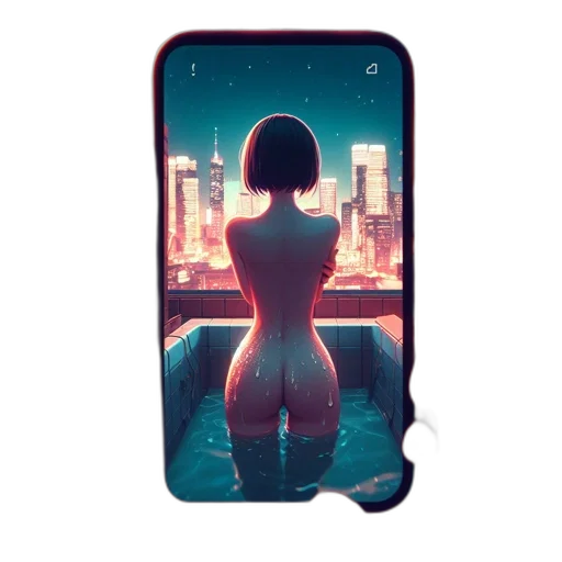 robot, dress, cyberpunk, concept art transparent PNG cut-out
