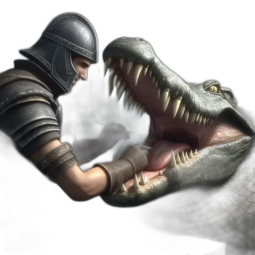 dragon, sword, creature, weapon transparent PNG cut-out