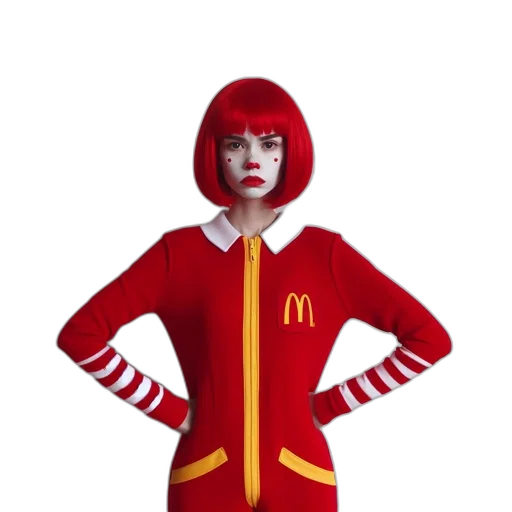 jacket, dress, staff, 3d render transparent PNG cut-out