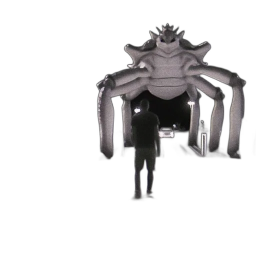 robot, mask, creature, crown transparent PNG cut-out