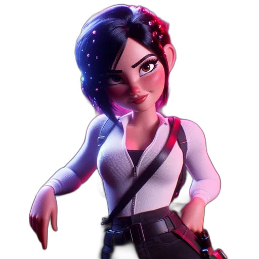 staff, dress, concept art, 3d render transparent PNG cut-out