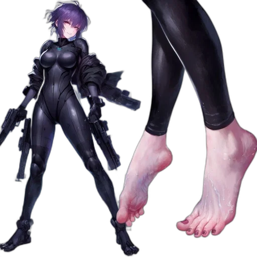 weapon, concept art, cyberpunk, 3d render transparent PNG cut-out