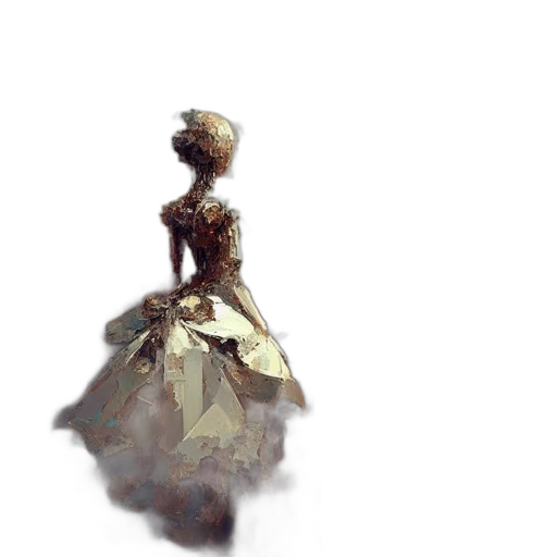 dress, crown, jewelry, robot transparent PNG cut-out