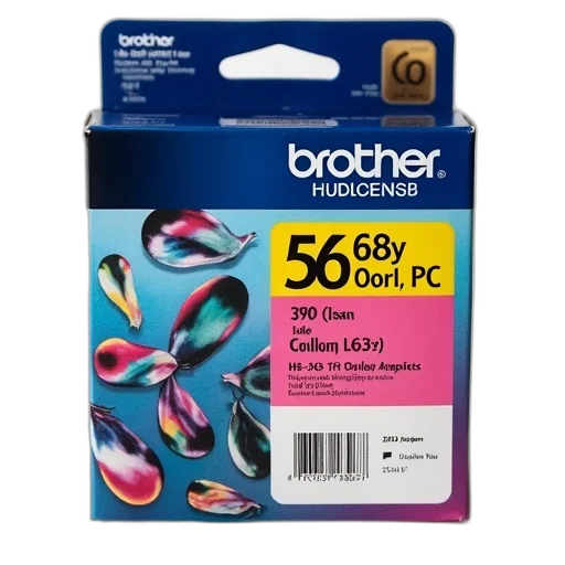 3d render, colorful, brother, lc563y transparent PNG cut-out