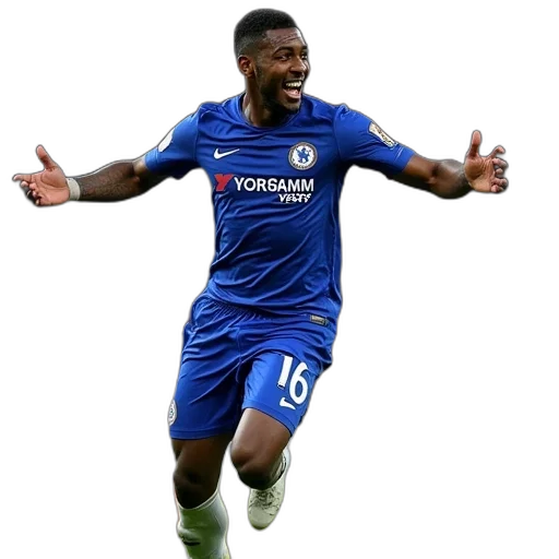 samuel, kueche, chelsea, celebrates transparent PNG cut-out