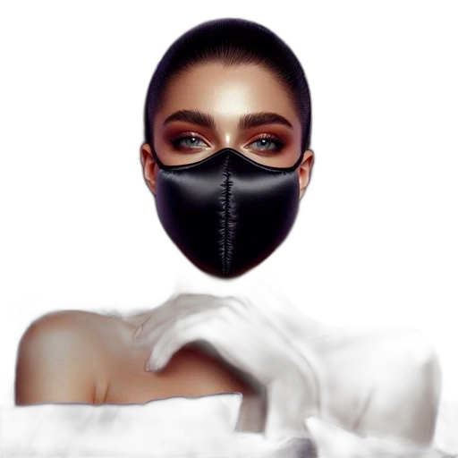 mask, face, photorealistic, concept art transparent PNG cut-out