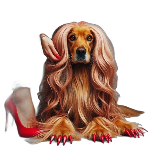 hair, animal, shoes, creature transparent PNG cut-out