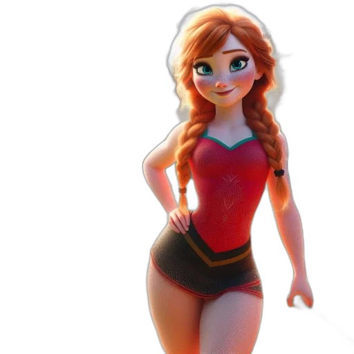 dress, robot, 3d render, concept art transparent PNG cut-out