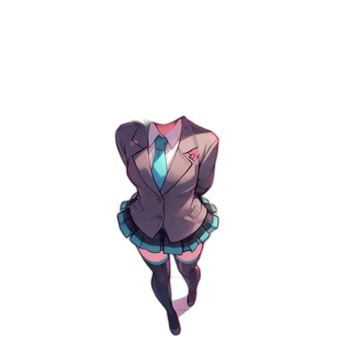 dress, jacket, staff, robot transparent PNG cut-out