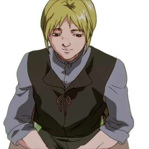 staff, jacket, face, sword transparent PNG cut-out