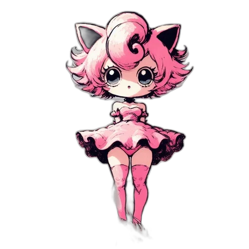 creature, dress, staff, animal transparent PNG cut-out