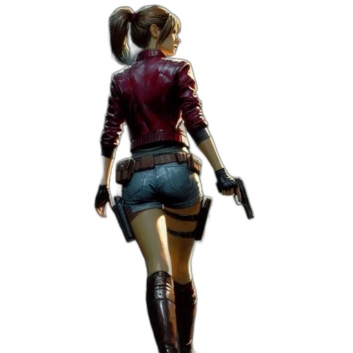weapon, staff, robot, jacket transparent PNG cut-out