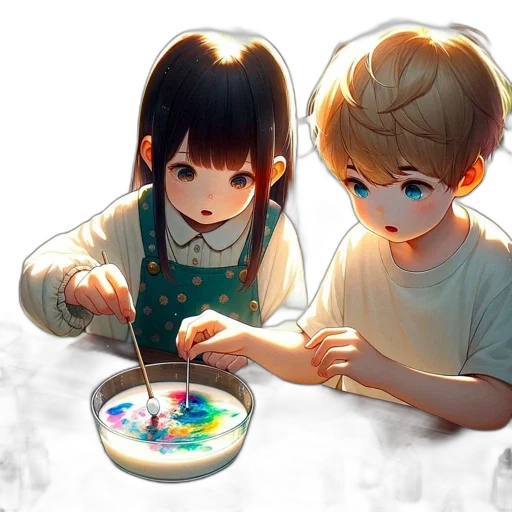 concept art, anime, oil painting, watercolor transparent PNG cut-out