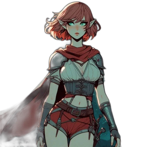 dress, mask, robot, staff transparent PNG cut-out