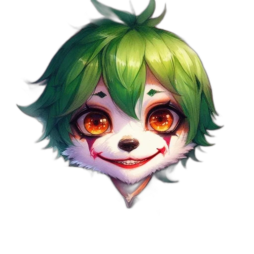 mask, face, creature, staff transparent PNG cut-out