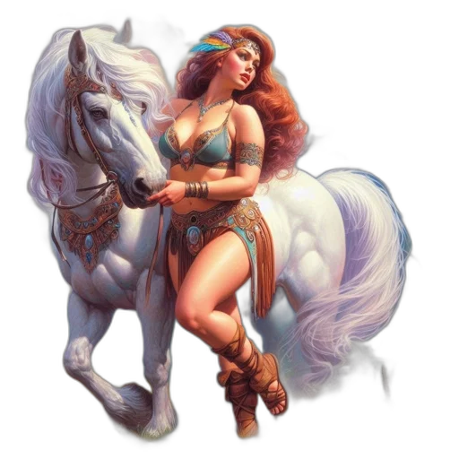 fantasy art, concept art, pixel art, comic book art transparent PNG cut-out