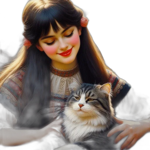 oil painting, photorealistic, fantasy art, concept art transparent PNG cut-out